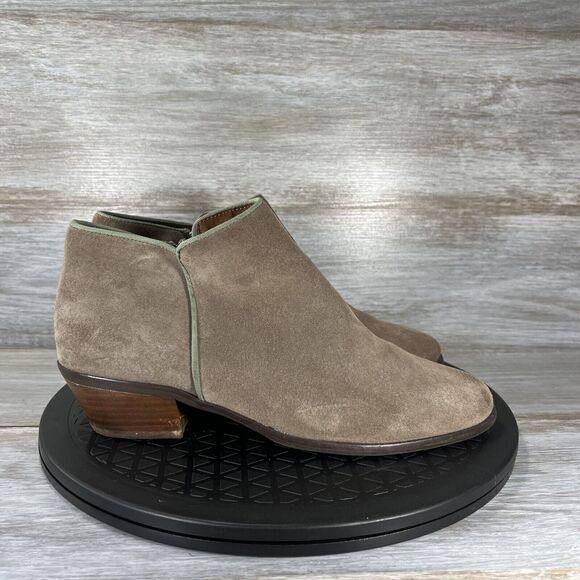 Crown Vintage Women's Tabitha Brown Suede Ankle Booties Size 7.5 M - Picture 3 of 10
